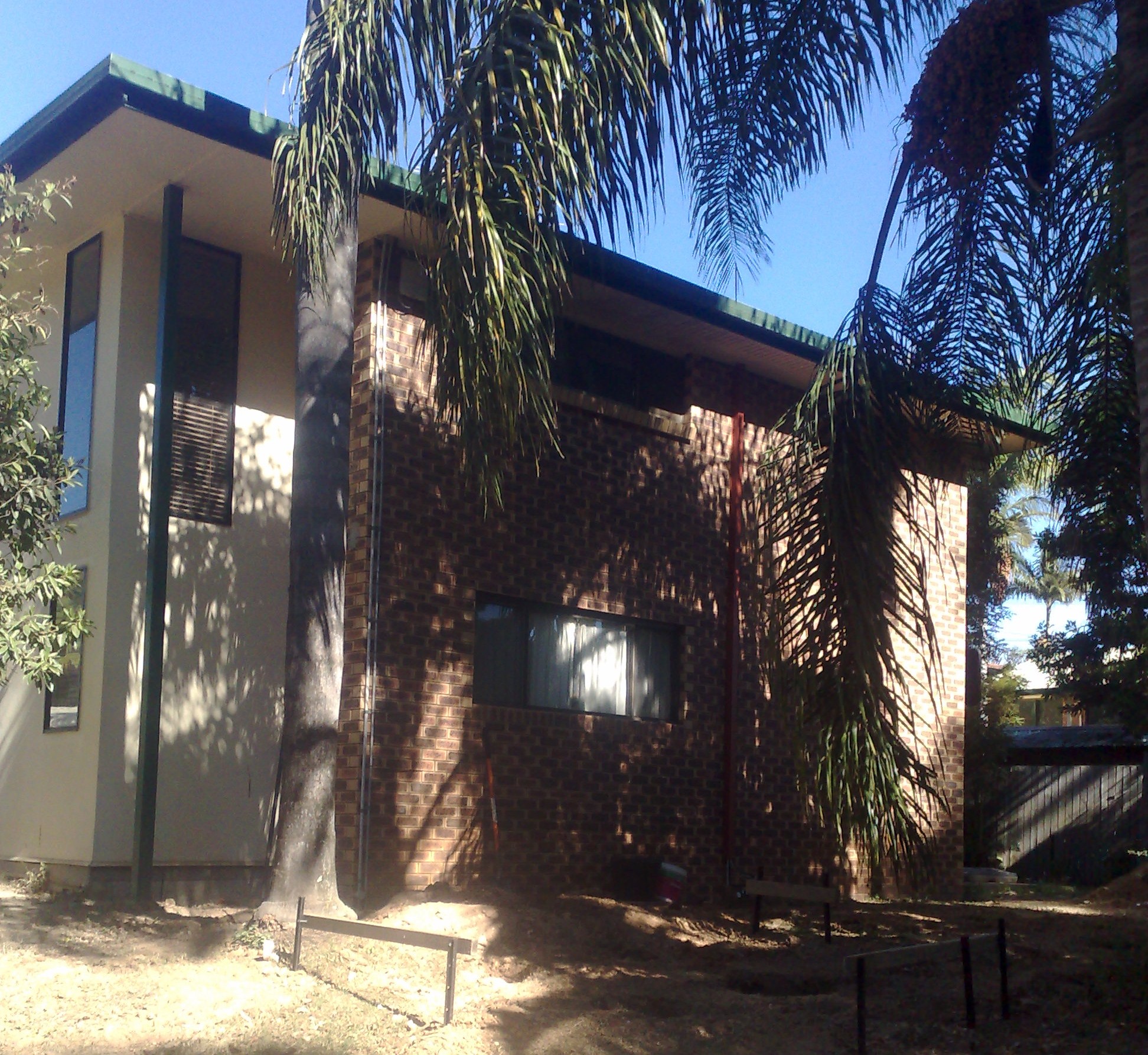 Original rear of home before the deck addition